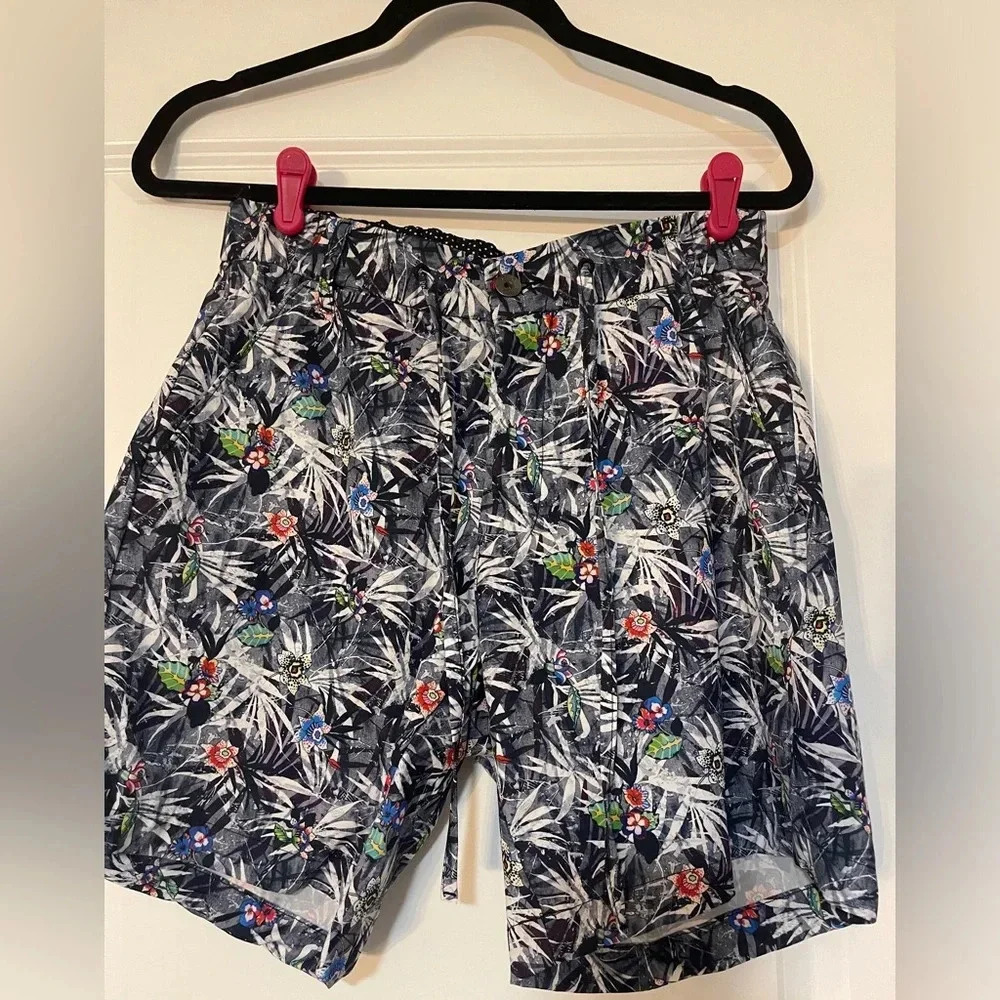 Robert Graham Floral Paisley Performance Board Shorts Swim Trunks Pants Size‎ 30